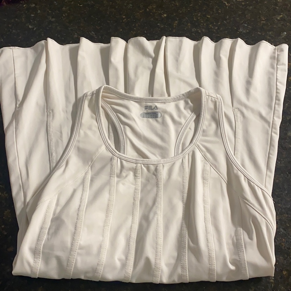 Fila white tennis dress M